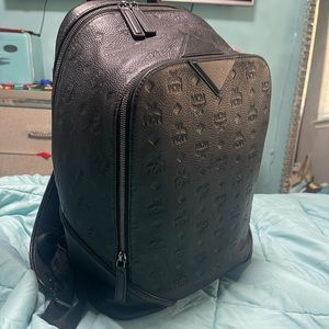 MCM black backpack